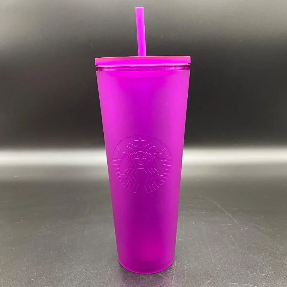 Starbucks Soft Touch Venti Purple 24oz Tumbler